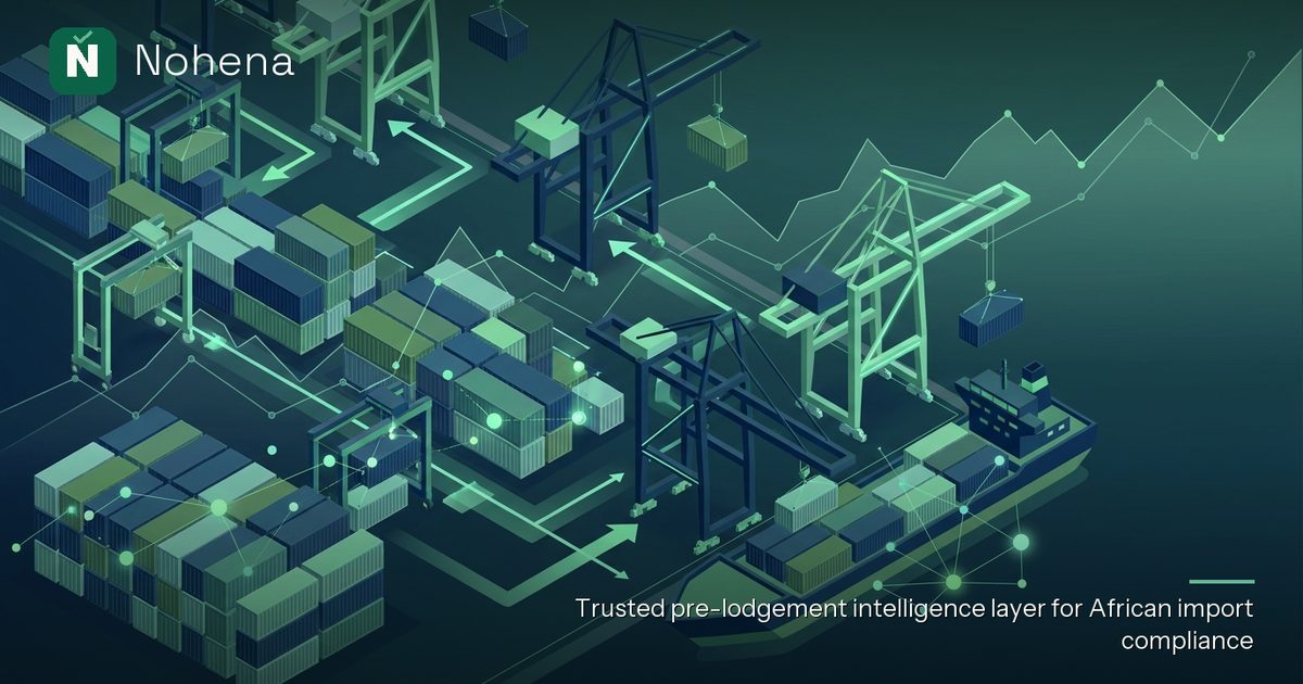 Editorial illustration for Understanding the e-Form M FX Rate: Impact on Your Import Costs in Nigeria: Towering port cranes,