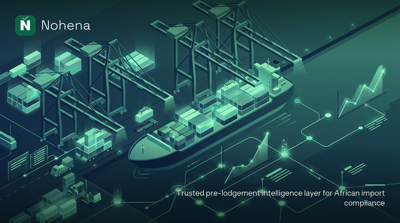 Editorial illustration for 30-Day Clearance Mandate: How to Avoid Overtime Penalties at Nigerian Ports.: Towering port cranes