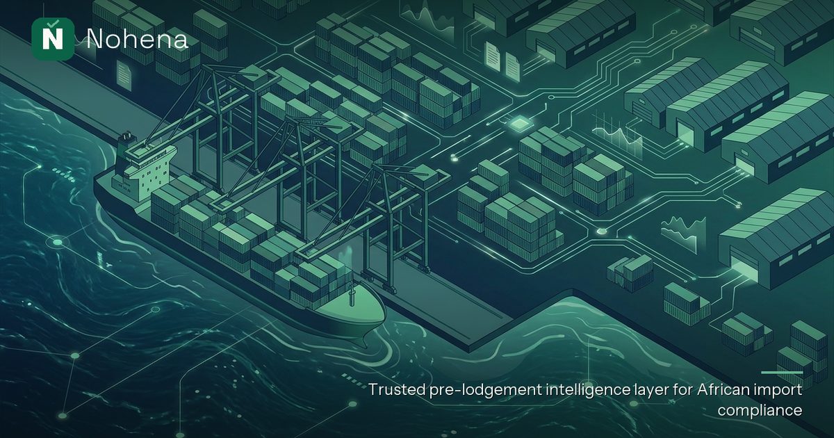 Editorial illustration for Document Extraction for Import Clearance: Automating Data Entry in Nigeria: A digital ocean of