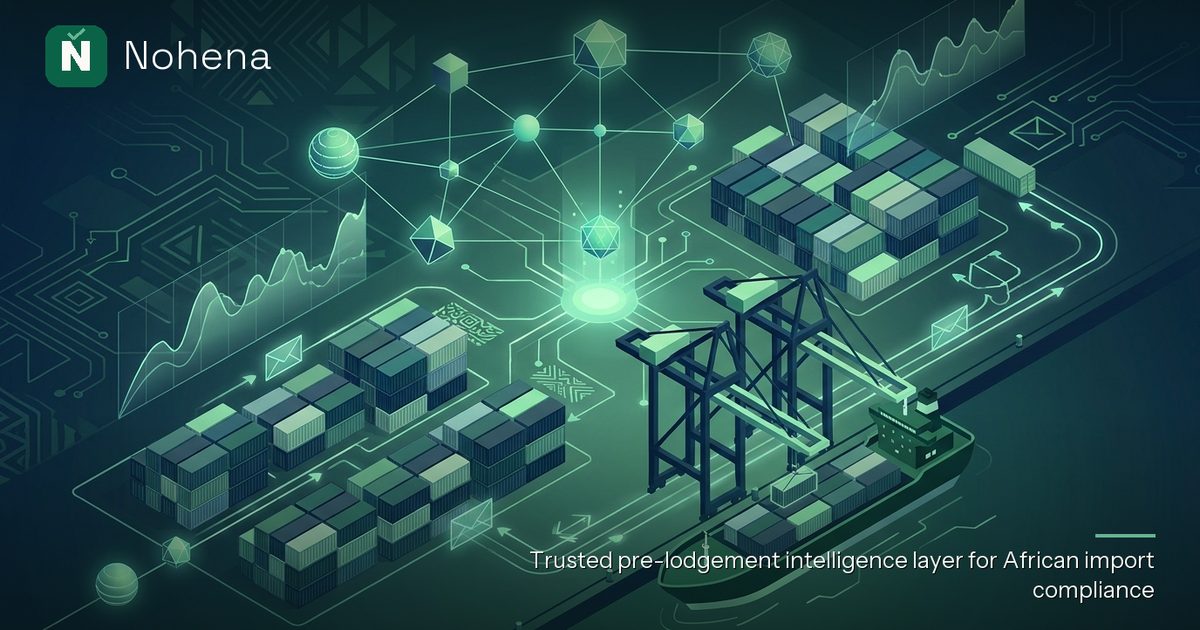 Editorial illustration for Optimizing Clearing Agent Workflow: Strategies for Faster Import Release in Apapa & Tin Can: abstract customs and logistics motifs evoking clearing agent workflow optimization