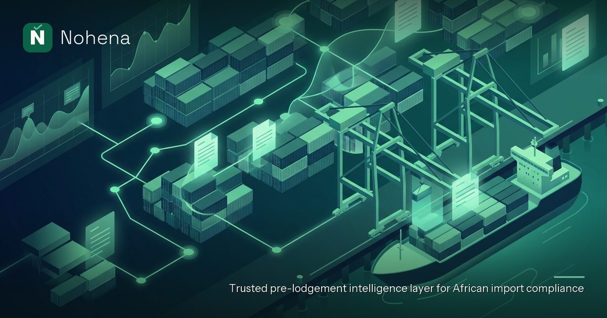 Editorial illustration for How retrieval reranking optimizes customs data: A swirling, luminous