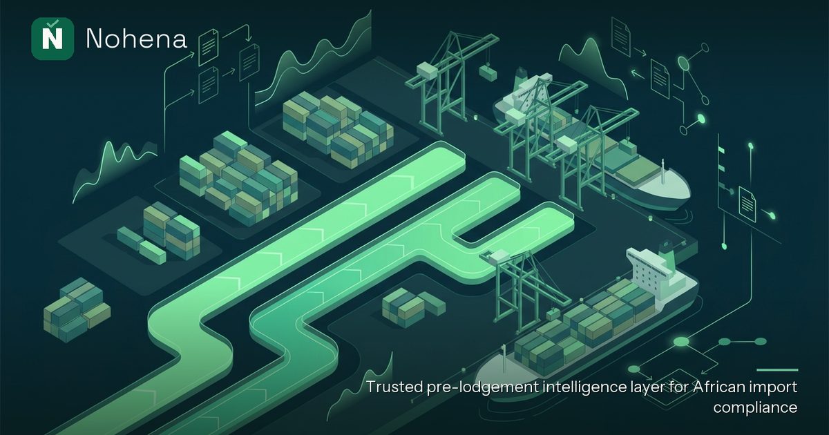 Editorial illustration for Beyond the Four Inspection Lanes: A Clearing Agent's Guide to Reducing Customs Query Risk.: abstract customs and logistics motifs evoking four inspection lanes