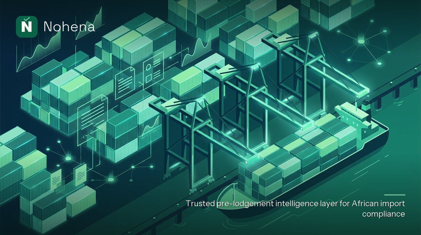 Editorial illustration for Avoiding Misclassification Penalties: Understanding WCO Explanatory Notes for Nigerian Imports: Towering shipping containers