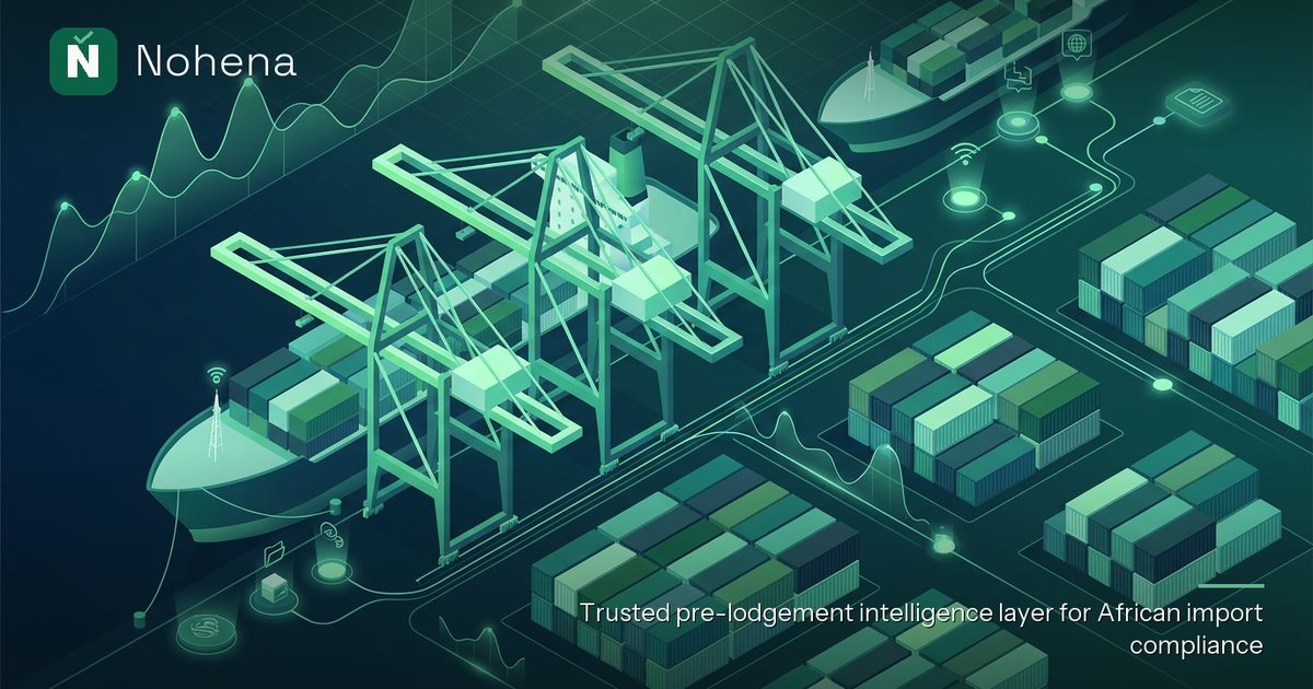 Editorial illustration for Common Causes and How to Quickly Resolve PAAR Issues in Nigeria: Towering port cranes weave