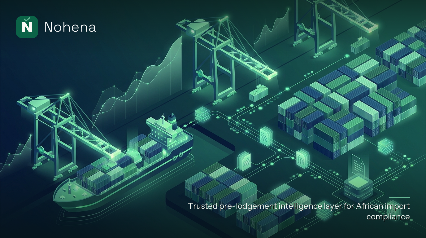 Editorial illustration for CIF Value vs. Transaction Value: Optimizing Your Customs Valuation in Nigeria: Towering port cranes