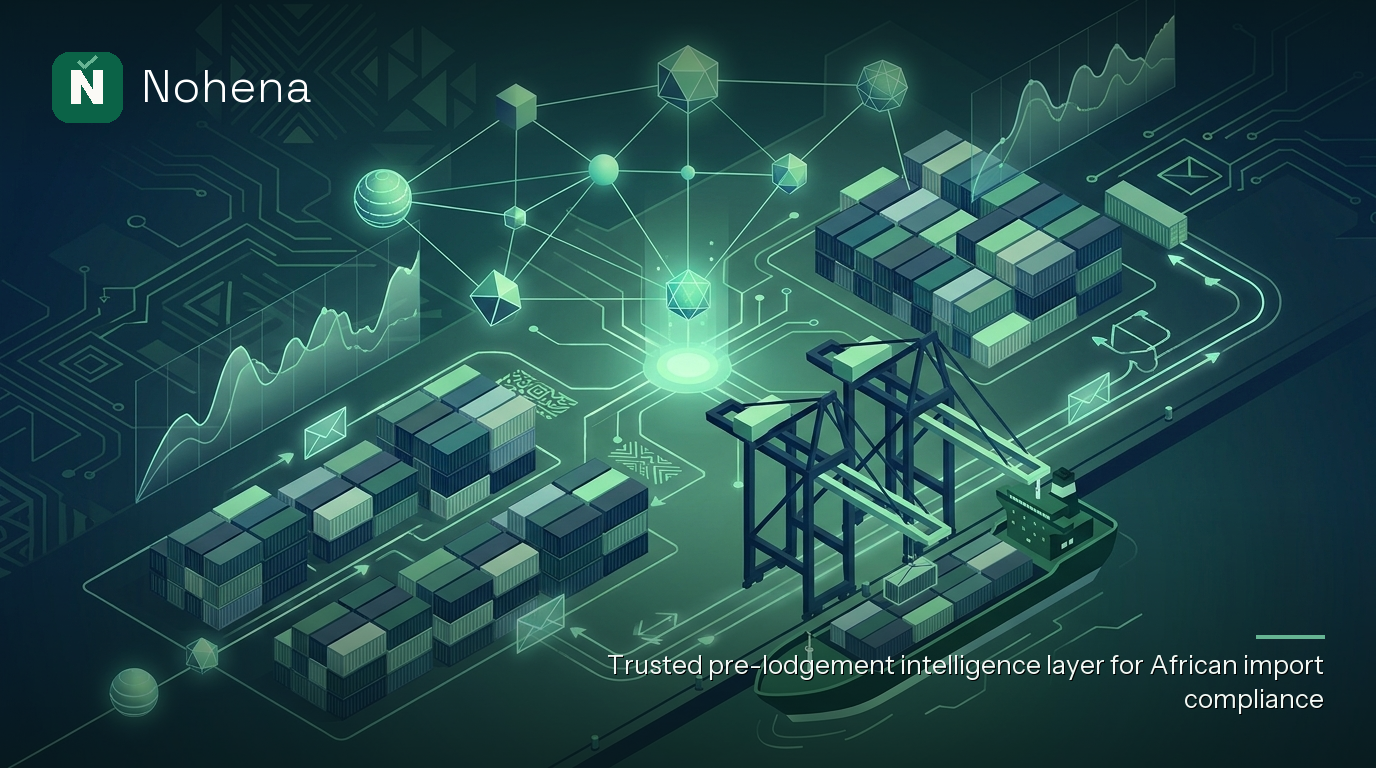 Editorial illustration for Optimizing Clearing Agent Workflow: Strategies for Faster Import Release in Apapa & Tin Can: abstract customs and logistics motifs evoking clearing agent workflow optimization